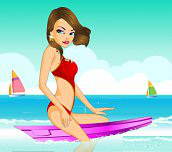 Hra - Surfing Girl Dress Up