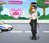 Hra - Sweet Cop Dress Up Game