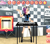 Rockband Keyboard Girl