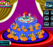 Hra - Princess Ariel Cake