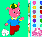 Hra - Jolly Pigs Coloring