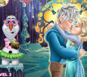 Hra - Elsa Kissing Jack Frost