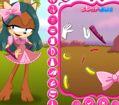 Hra - Sonic Boom Amy Rose Dress Up