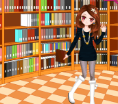 Girl In Library