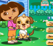 Hra - Dora Cute Puppy Caring