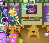 Hra - EquestriaGirlsClassroomCleaning