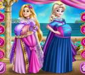 Hra - Elsa And Rapunzel Pregnant BFFs