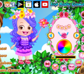 Hra - Baby Hazel Flower Princess Dress Up