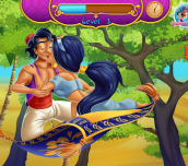 Hra - Jasmine&AladdinKissing